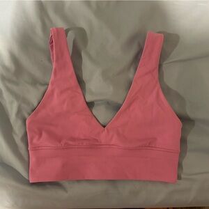 lululemon pink V-Neck Bra